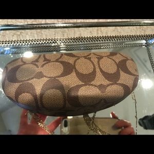 Coach sunglasses case small pen mark